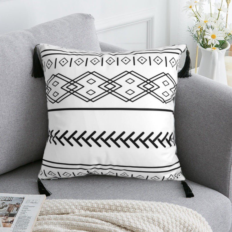 Exclusive Bohemian National Throw Pillow Pillow — A — Size 45x45cm — Alternate View 13