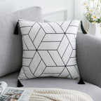 Exclusive Bohemian National Throw Pillow Pillow — A — Size 45x45cm — Detail View