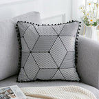 Exclusive Bohemian National Throw Pillow Pillow — A — Size 45x45cm — Lifestyle View
