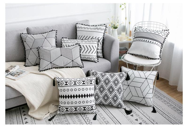 Exclusive Bohemian National Throw Pillow Pillow — A — Size 45x45cm — Alternate View 7