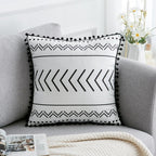 Exclusive Bohemian National Throw Pillow Pillow — A — Size 45x45cm — Top View