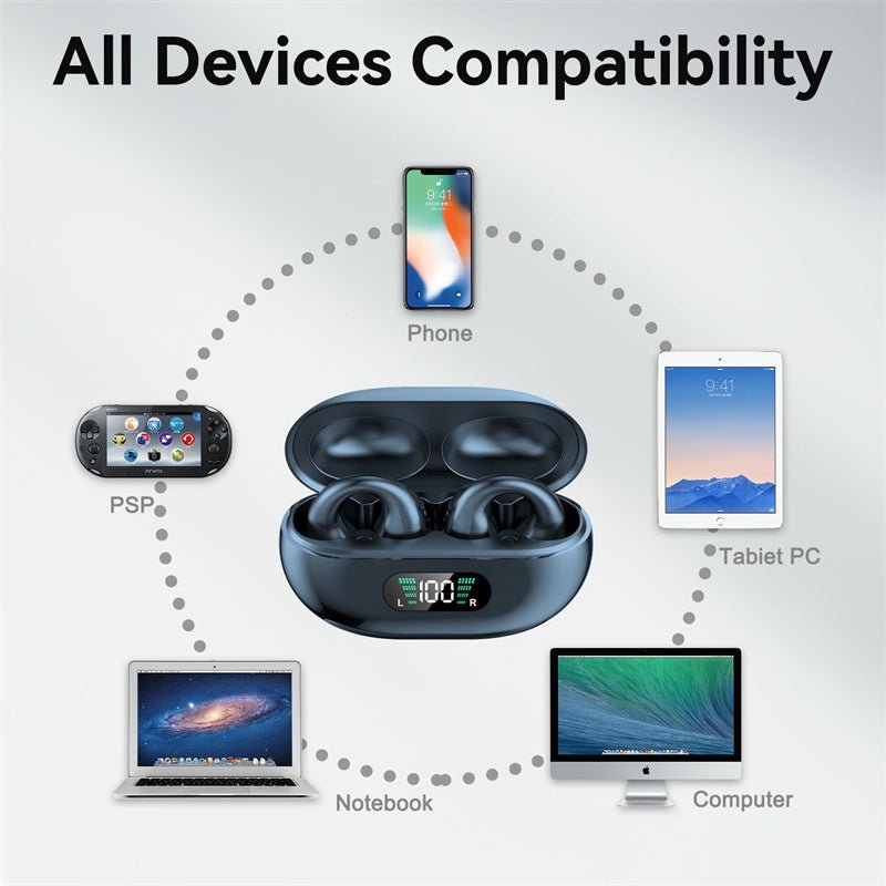 Exclusive Bone Conduction Headphones — Black — Alternate View 11