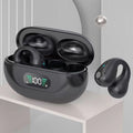 Exclusive Bone Conduction Headphones — Black — Front View