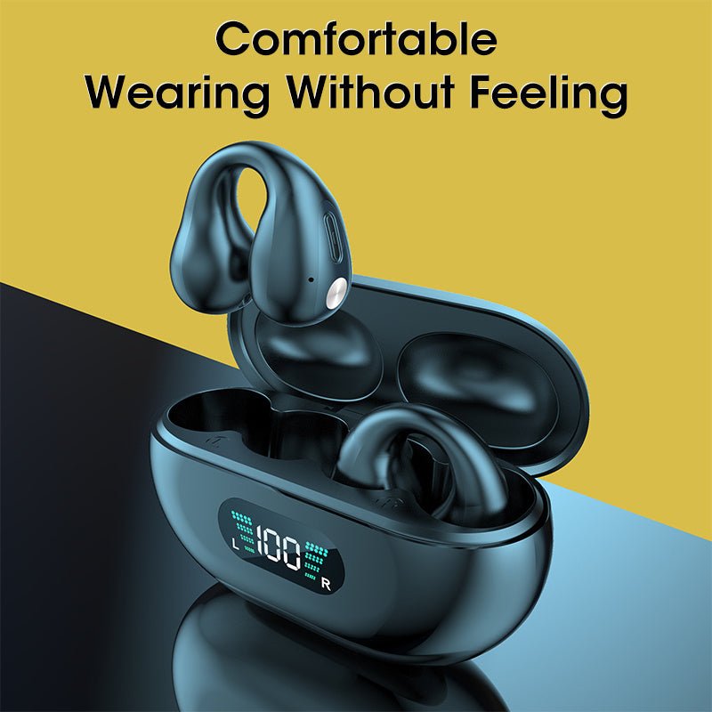 Exclusive Bone Conduction Headphones — Black — Detail View