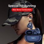 Exclusive Bone Conduction Headphones — Black — Back View
