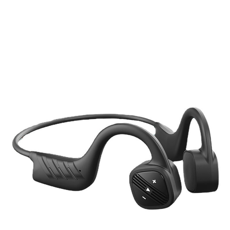 Exclusive Bone Conduction Swimming Headphones | Waterproof MP3 Fitness — Black 8GB RAM — Top View