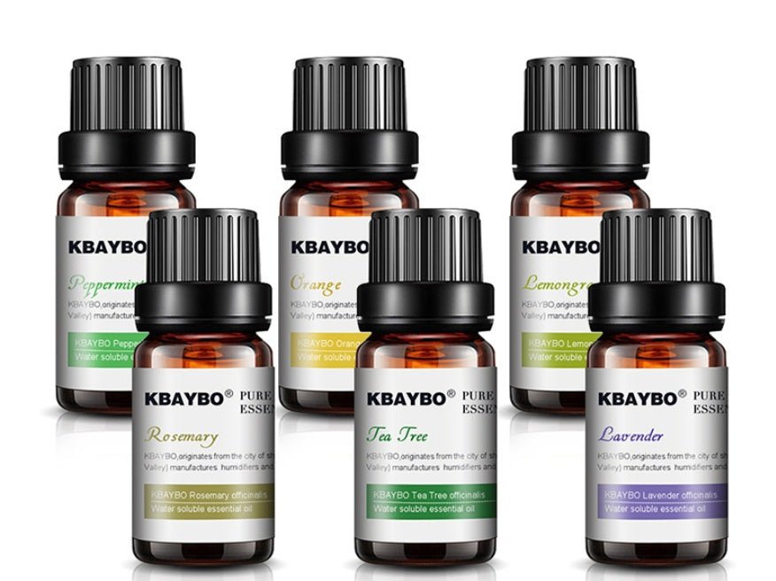 Exclusive Botanical Aromatherapy Essential Oil — 3 bottles — Top View