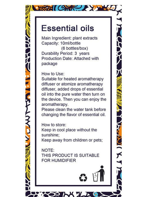 Exclusive Botanical Aromatherapy Essential Oil — 3 bottles — Side View