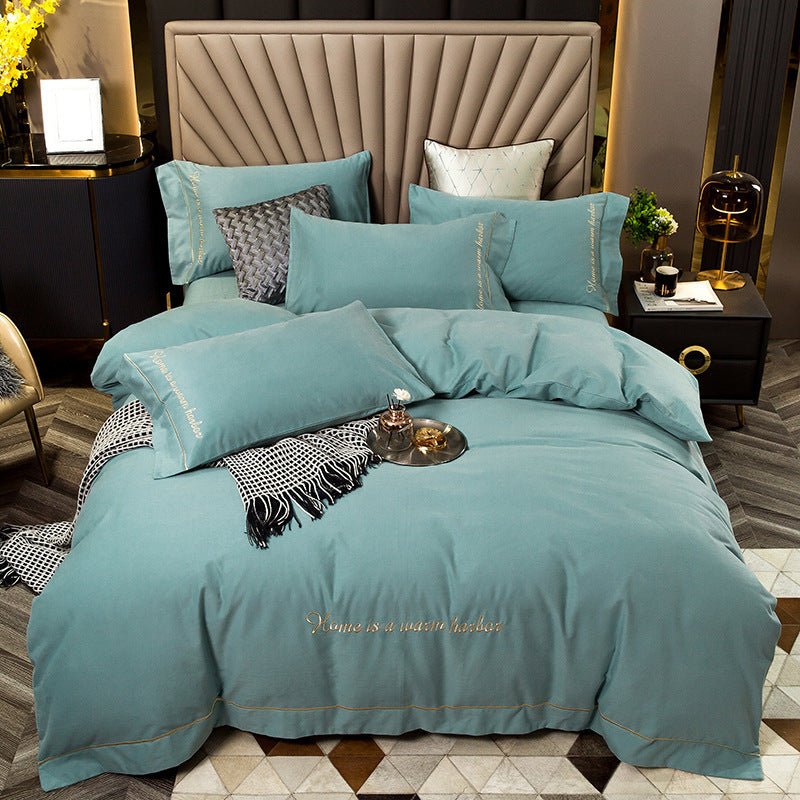 Exclusive Brushed Bedding Set | Soft Brushed Sheets Queen King — White — Size Increase — Alternate View 8