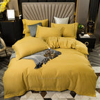 Exclusive Brushed Bedding Set | Soft Brushed Sheets Queen King — White — Size Increase — Alternate View 11