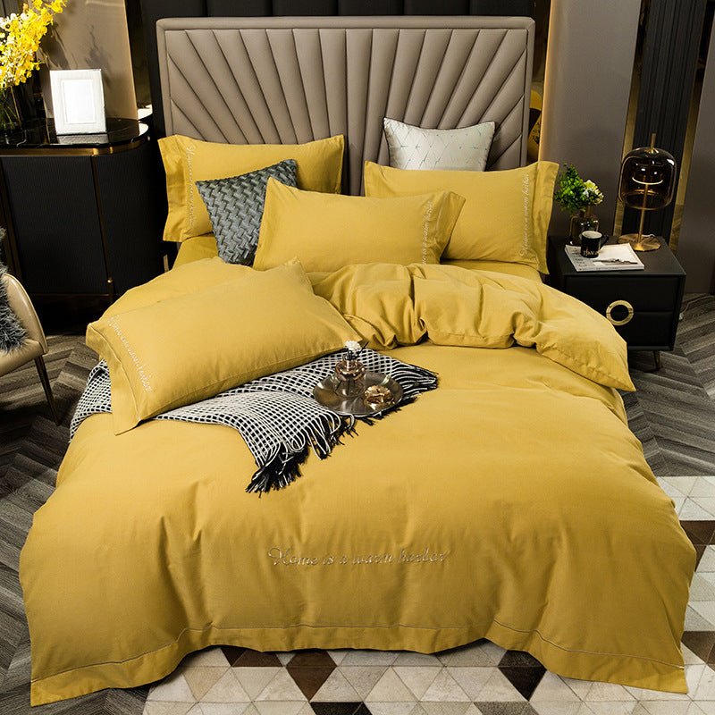 Exclusive Brushed Bedding Set | Soft Brushed Sheets Queen King — White — Size Increase — Alternate View 11