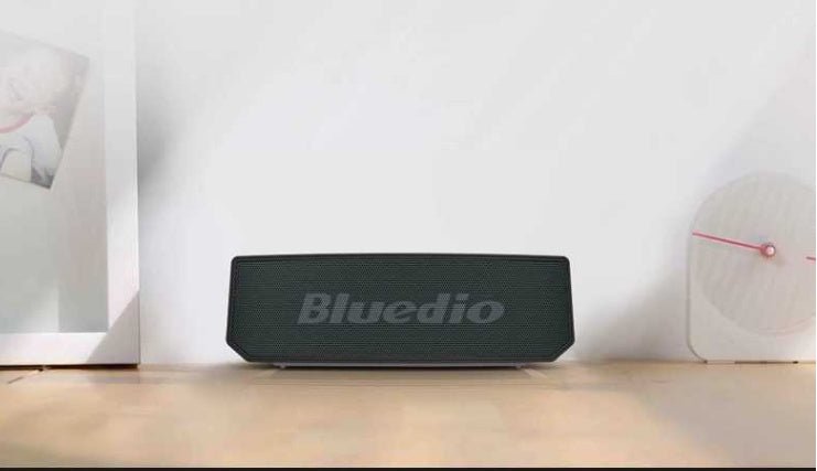 Exclusive Bs-6 cloud smart speaker — Blakc — Side View