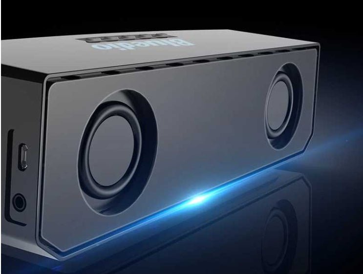 Exclusive Bs-6 cloud smart speaker — Blakc — Back View