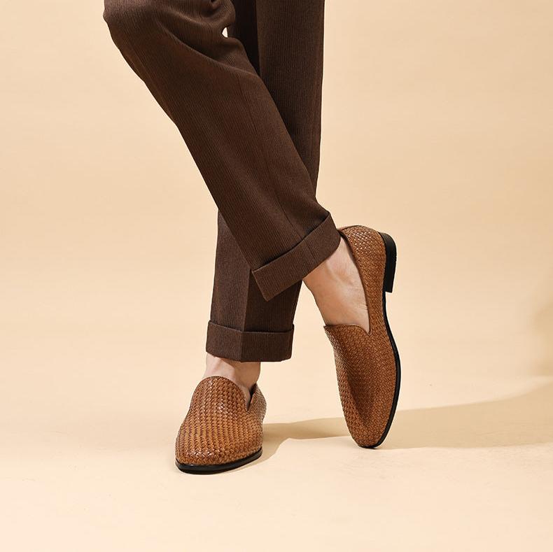 Exclusive Business Men's Shoes — Black — Size 38 — Side View