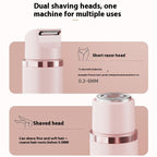 Exclusive Painless Women's Epilator | Rechargeable Hair Remover — Pink — Alternate View 9