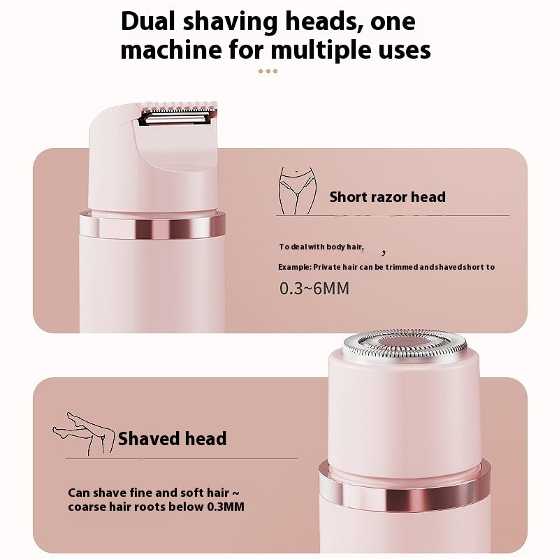 Exclusive Painless Women's Epilator | Rechargeable Hair Remover — Pink — Alternate View 9