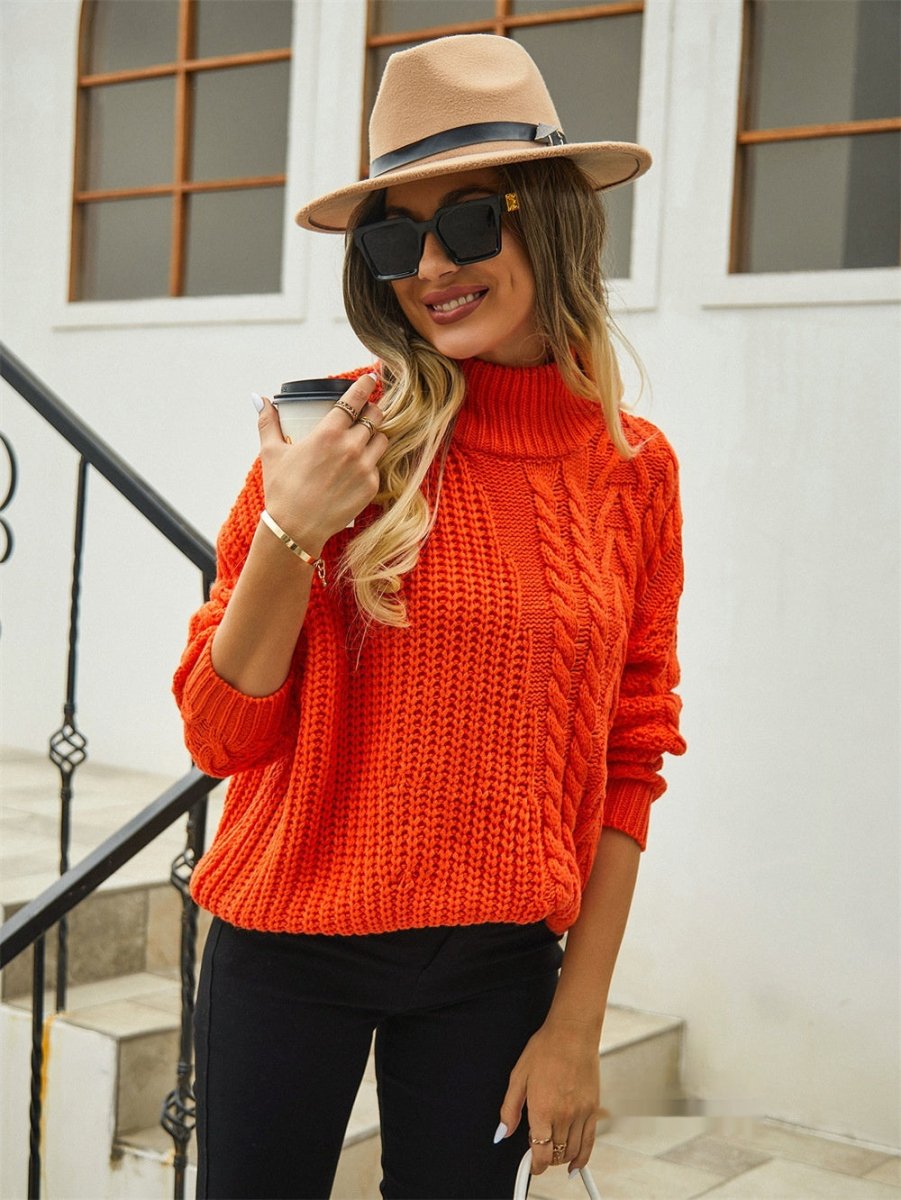 Exclusive Cable-knit Sweater — White — Size S — Lifestyle View