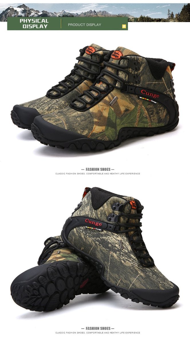 Exclusive Camouflage Hiking Boots | Outdoor Gear — Camouflage — Size 39 — Alternate View 11