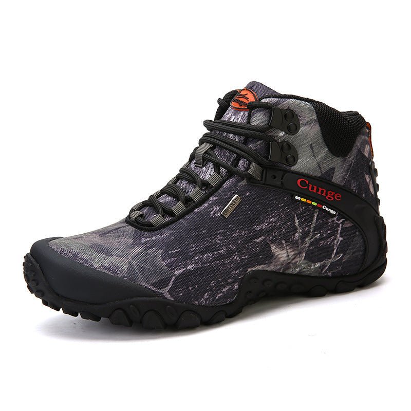 Exclusive Camouflage Hiking Boots | Outdoor Gear — Camouflage — Size 39 — Detail View