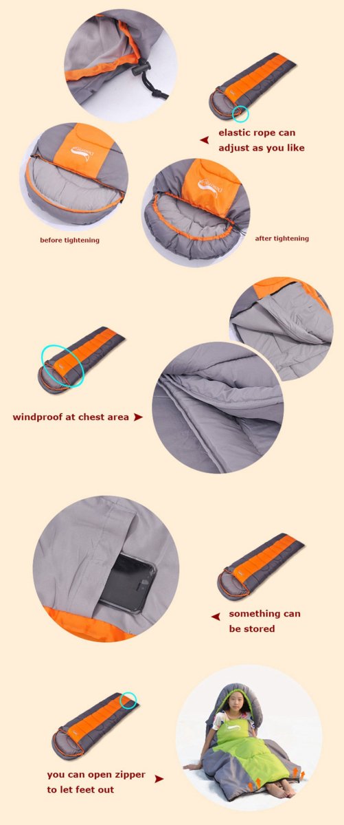 Exclusive Camping Sleeping Bag — Green — Size 1.8kg — Alternate View 11