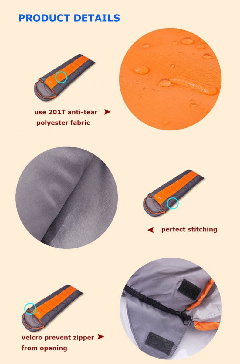 Exclusive Camping Sleeping Bag — Green — Size 1.8kg — Alternate View 10