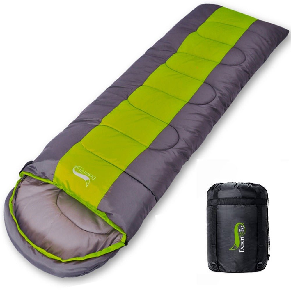 Exclusive Camping Sleeping Bag — Green — Size 1.8kg — Side View