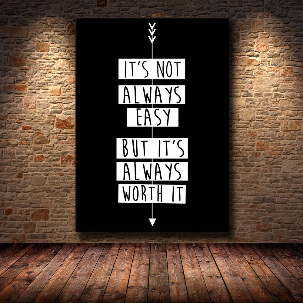 Exclusive Canvas Core Framed Unframed Painting — A — Size 13x18cm — Front View