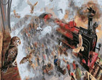Exclusive Canvas Painting For Living Room Decoration — A — Size 20X30cm — Detail View