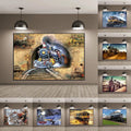Exclusive Canvas Painting For Living Room Decoration — A — Size 20X30cm — Front View
