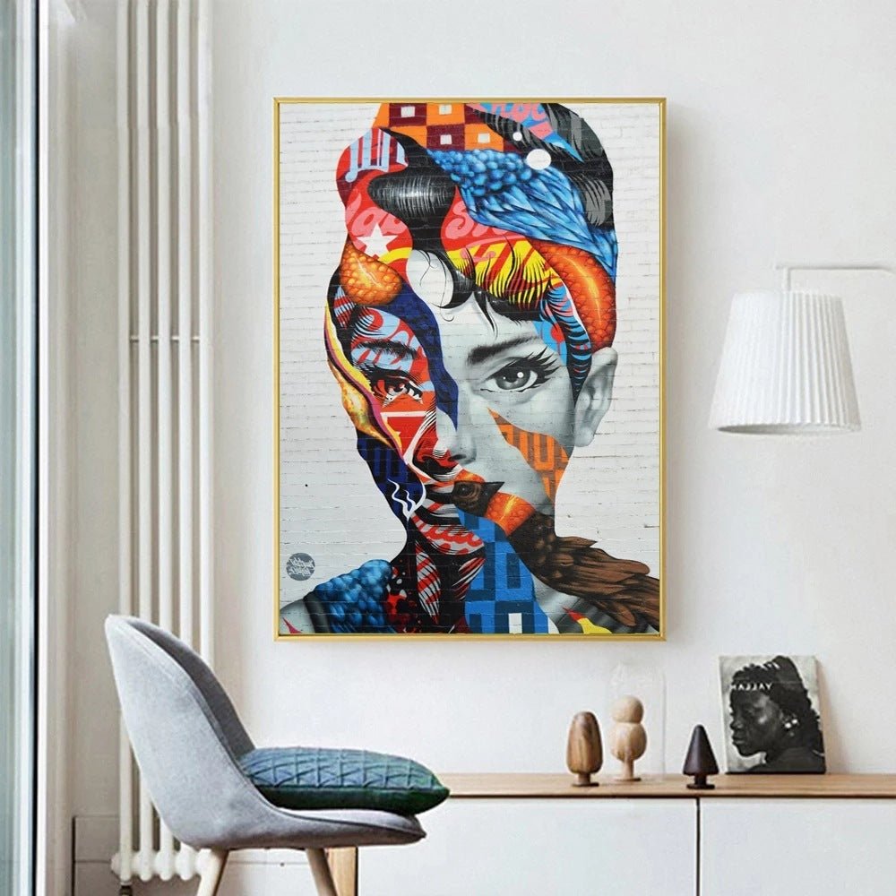 Exclusive Canvas Painting Frameless HD Painting Core — Style 1 — Size 20cm30cm — Side View