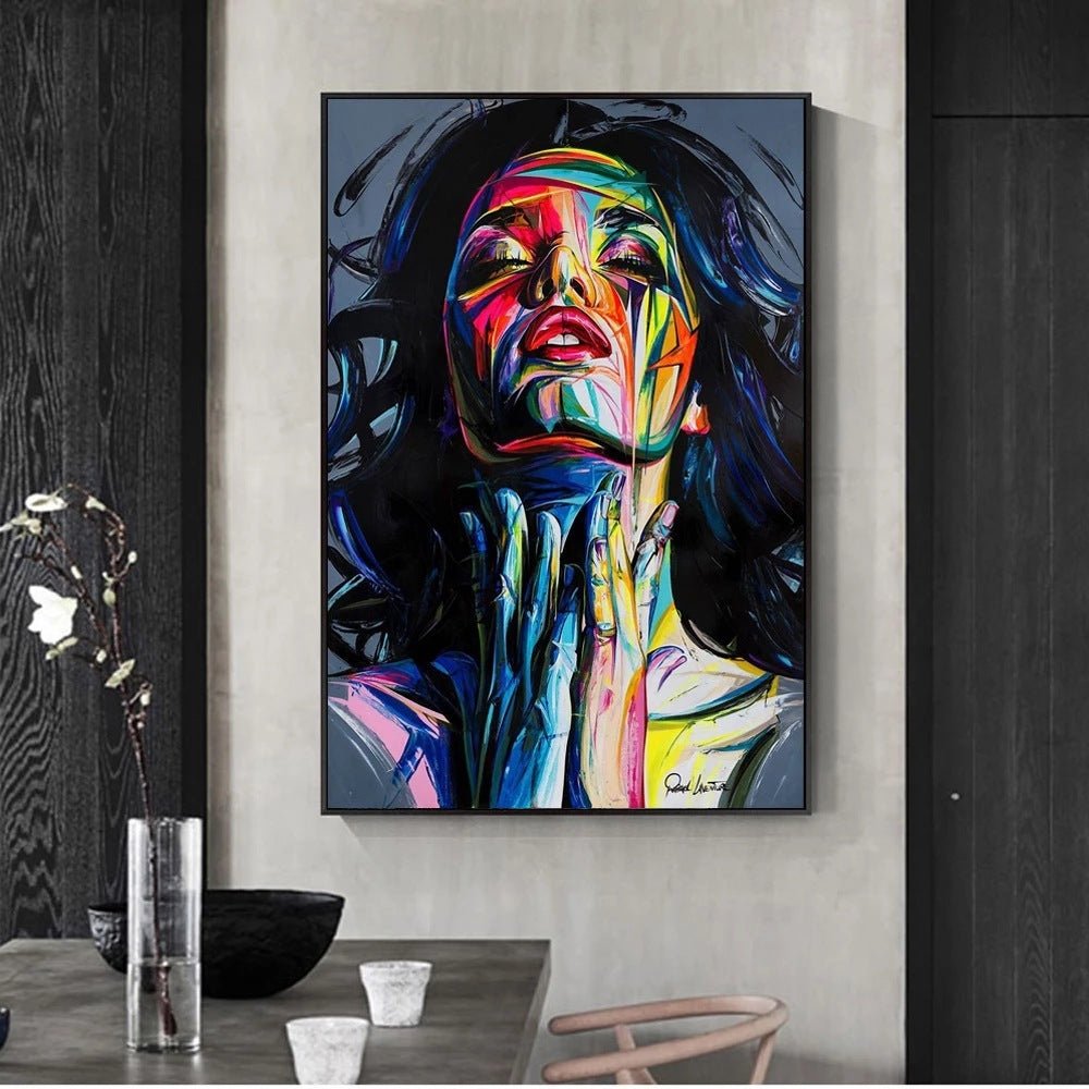 Exclusive Canvas Painting Frameless HD Painting Core — Style 1 — Size 20cm30cm — Back View
