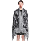 Exclusive Women's Printed Warm Scarf — No 12 Color — Size 70x180 — Alternate View 30