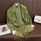 Exclusive Women's Printed Warm Scarf — No 12 Color — Size 70x180 — Alternate View 19