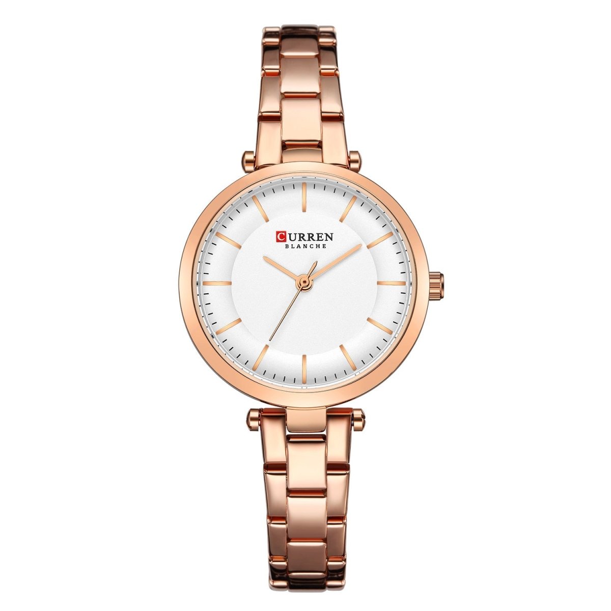 Exclusive Casual Fashion Women's Quartz Watch — Rose Shell Black — Alternate View 9