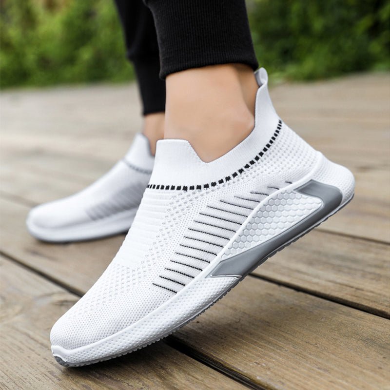 Exclusive Casual Lightweight Running Sports Shoes — Black White — Size Size39 — Alternate View 16