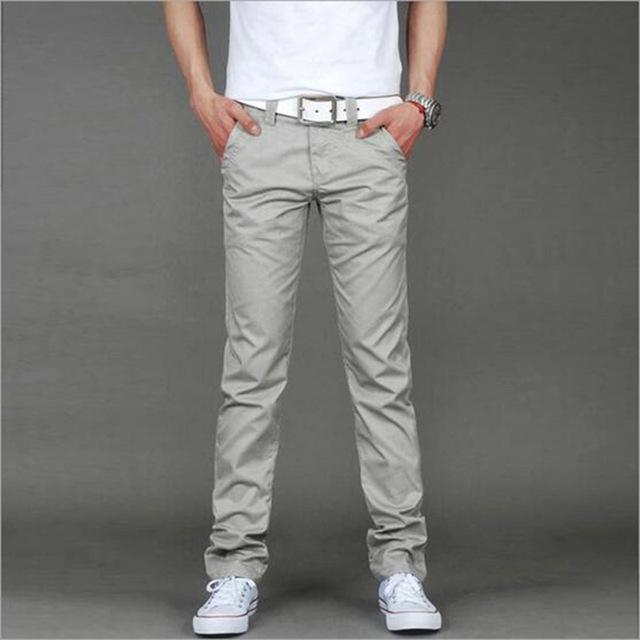 Exclusive Casual Pants Men Trousers — Black — Size 28 — Alternate View 9