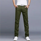Exclusive Casual Pants Men Trousers — Black — Size 28 — Lifestyle View