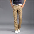 Exclusive Casual Pants Men Trousers — Black — Size 28 — Front View
