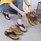 Exclusive Casual Sandals — Red — Size 35 — Top View