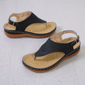 Exclusive Casual Sandals — Red — Size 35 — Front View