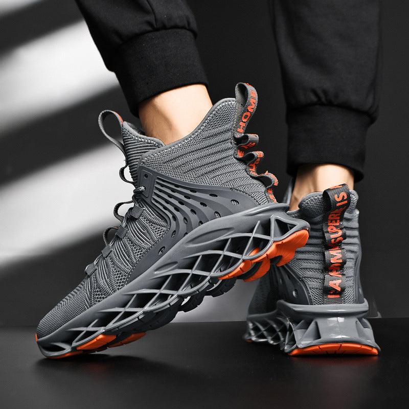 Exclusive Casual shoes sports fashion men's shoes — Black — Size 39 — Top View