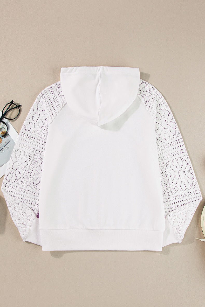 Exclusive Casual Style Lace Stitching Sweatshirt — LC25317331 P1 — Size L — Alternate View 8