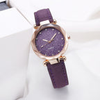Exclusive Casual Women Romantic Starry Sky Wrist Watch — Red — Alternate View 15