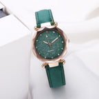 Exclusive Casual Women Romantic Starry Sky Wrist Watch — Red — Alternate View 17