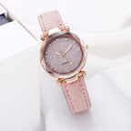 Exclusive Casual Women Romantic Starry Sky Wrist Watch — Red — Alternate View 13