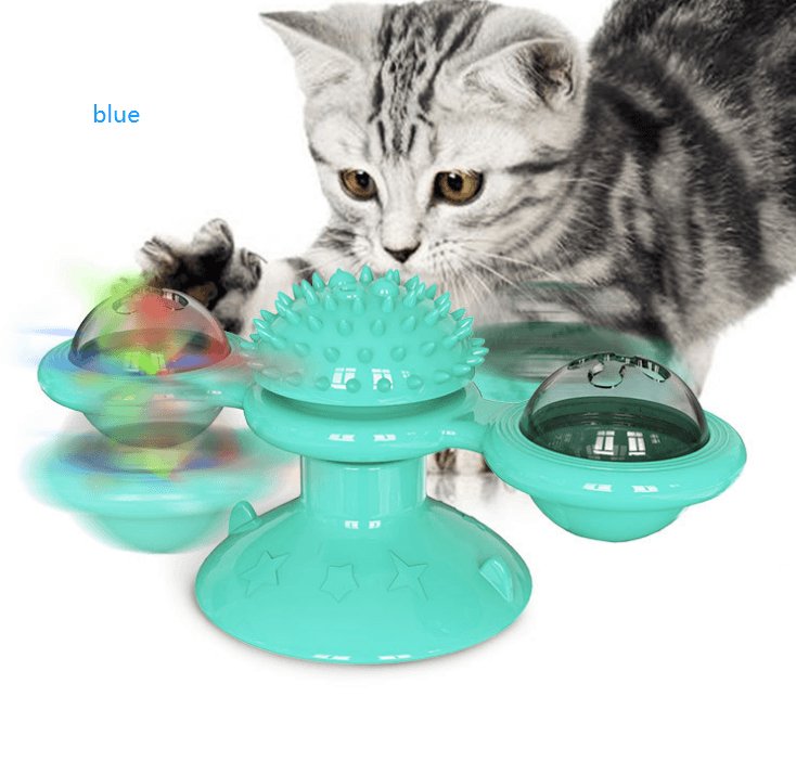 Exclusive Cat Rotating Windmill Multi-Function Toy — Black Balance car — Alternate View 8