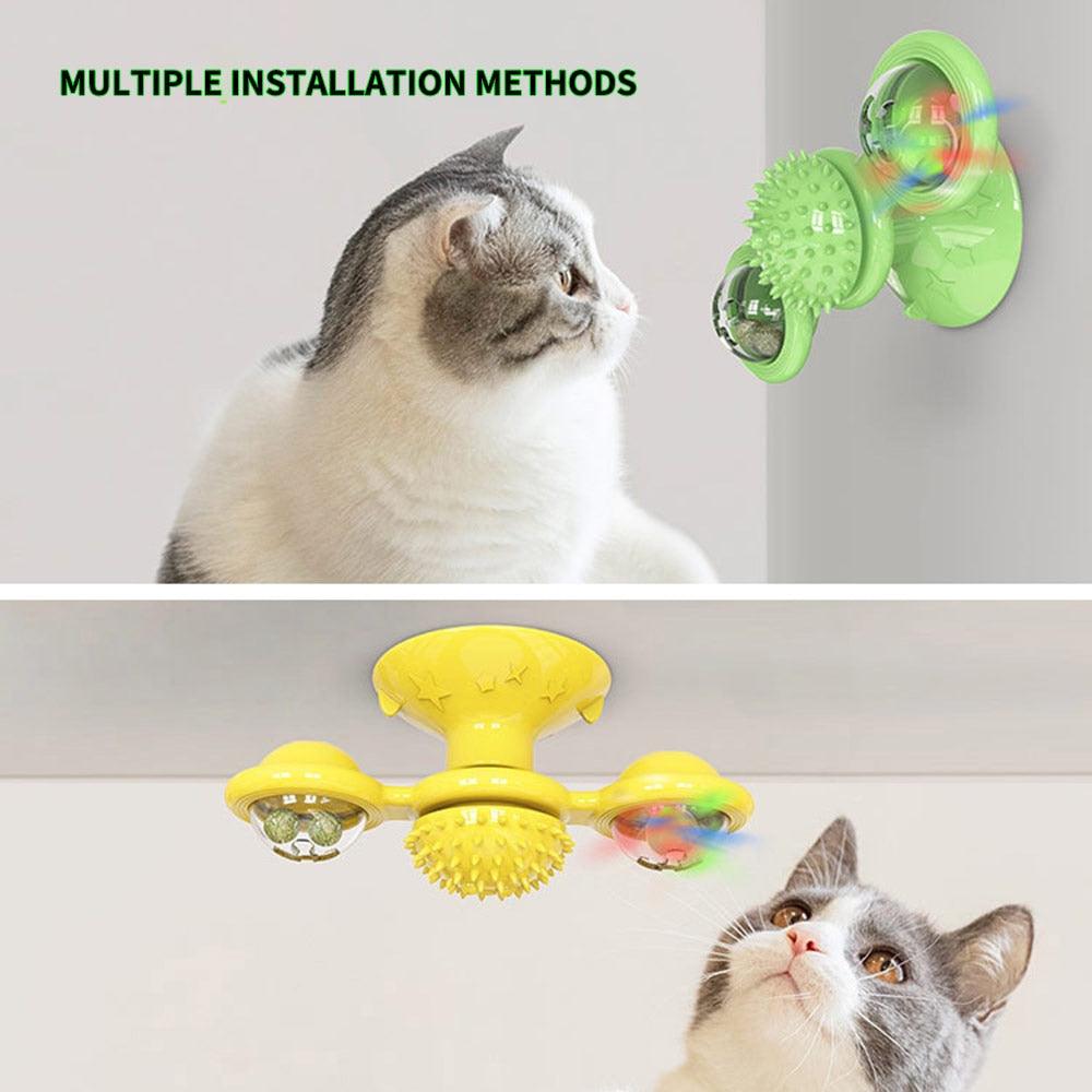 Exclusive Cat Rotating Windmill Multi-Function Toy — Black Balance car — Alternate View 36