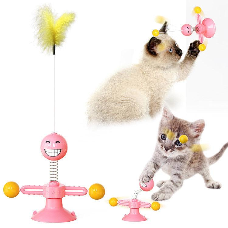 Exclusive Cat Rotating Windmill Multi-Function Toy — Black Balance car — Alternate View 21