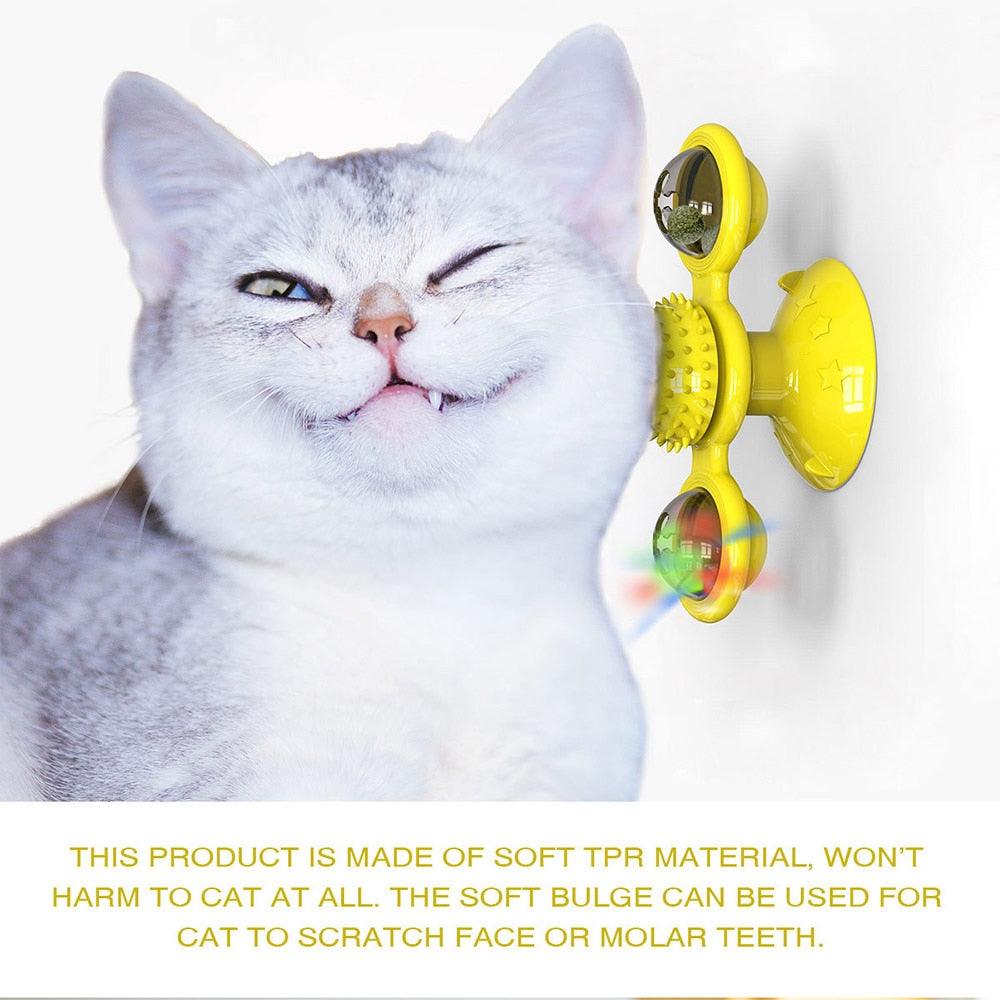 Exclusive Cat Rotating Windmill Multi-Function Toy — Black Balance car — Alternate View 32
