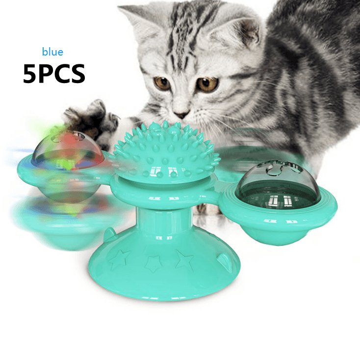 Exclusive Cat Rotating Windmill Multi-Function Toy — Black Balance car — Alternate View 9